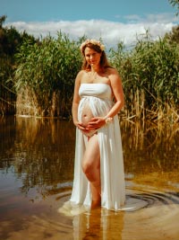 Babybauchshooting am See