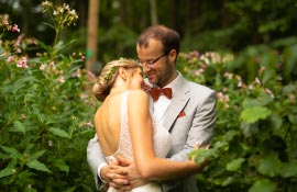 Hochzeitsfotograf Berlin beim Brautpaarshooting