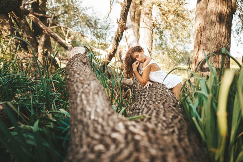 Portraitshooting mit Dia in Köpenick natur